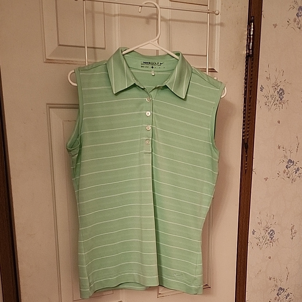 Nike Golf Women's Green Sleeveless Top